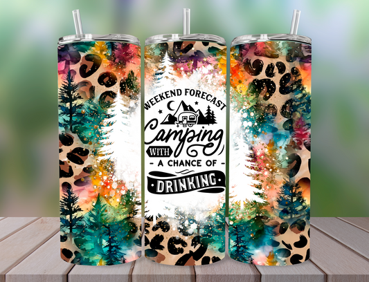 Weekend Camping 20oz Tumbler