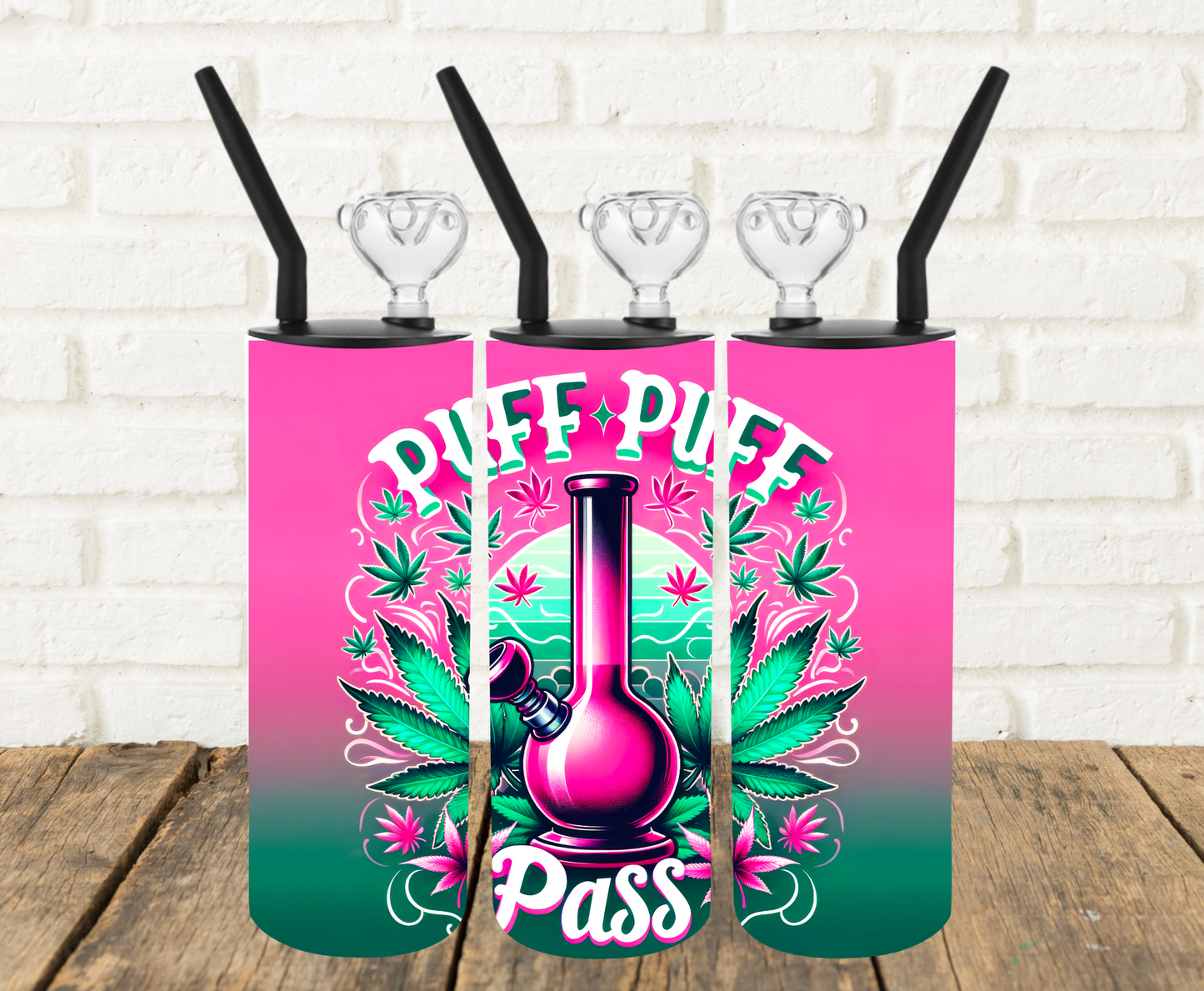 Puff Pass Hookah Tumbler